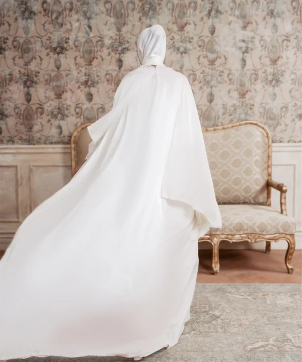 White open abaya